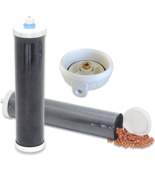 Cartus carbune ceramic cu medii de filtrare